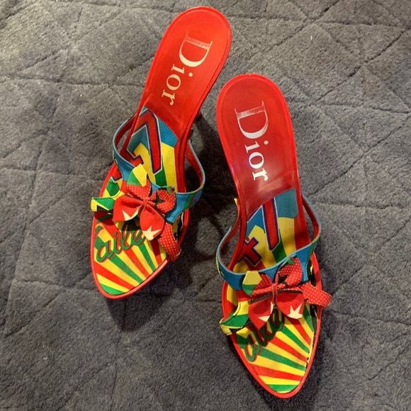Limited Edition Dior 'Rasta Mania' Heels